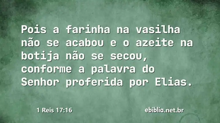 1 Reis 17:16