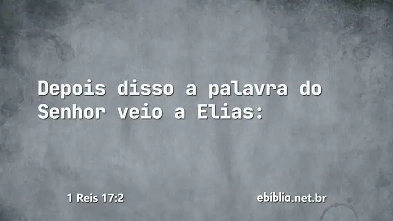 1 Reis 17:2