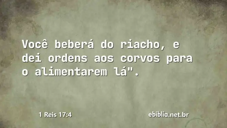 1 Reis 17:4