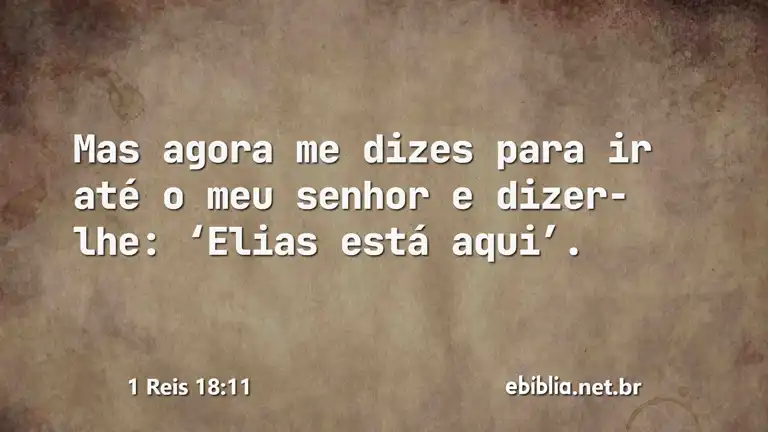 1 Reis 18:11