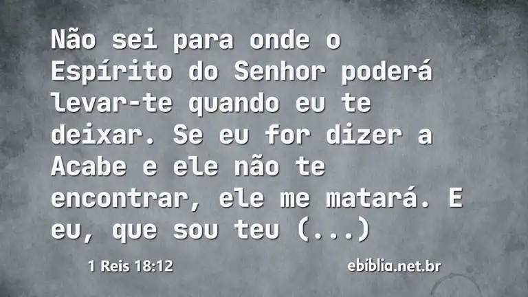 1 Reis 18:12