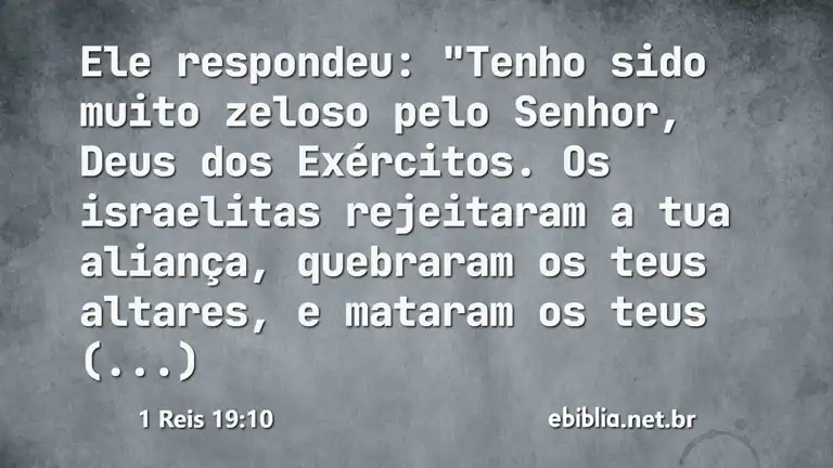 1 Reis 19:10