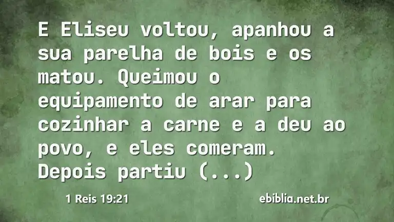 1 Reis 19:21