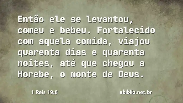 1 Reis 19:8