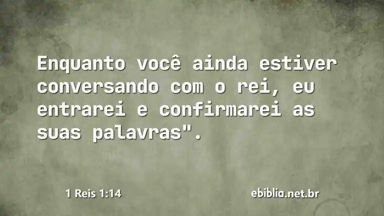 1 Reis 1:14