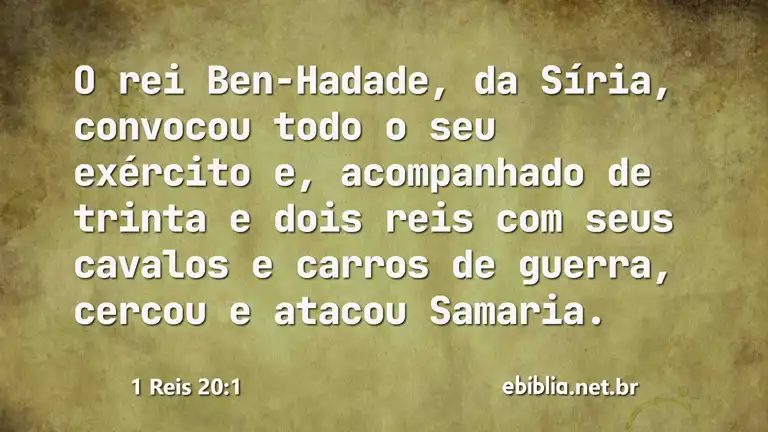 1 Reis 20:1