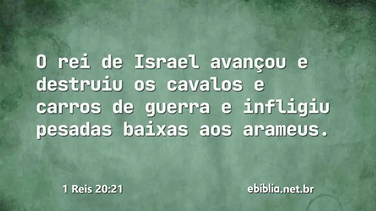 1 Reis 20:21