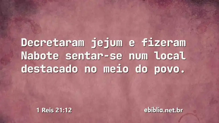 1 Reis 21:12