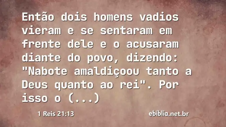 1 Reis 21:13