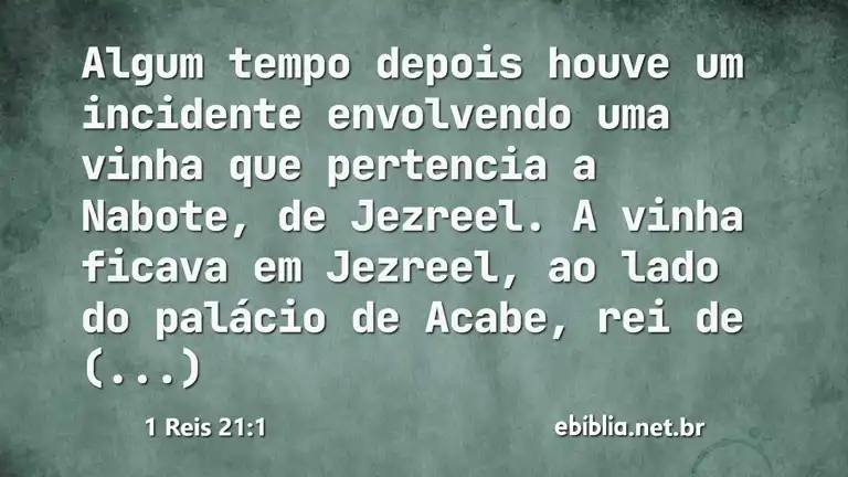 1 Reis 21:1