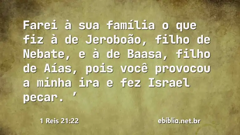 1 Reis 21:22