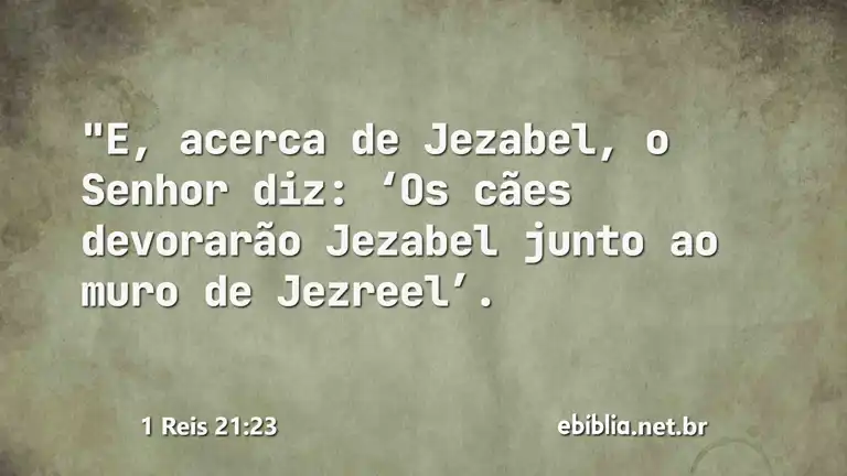 1 Reis 21:23