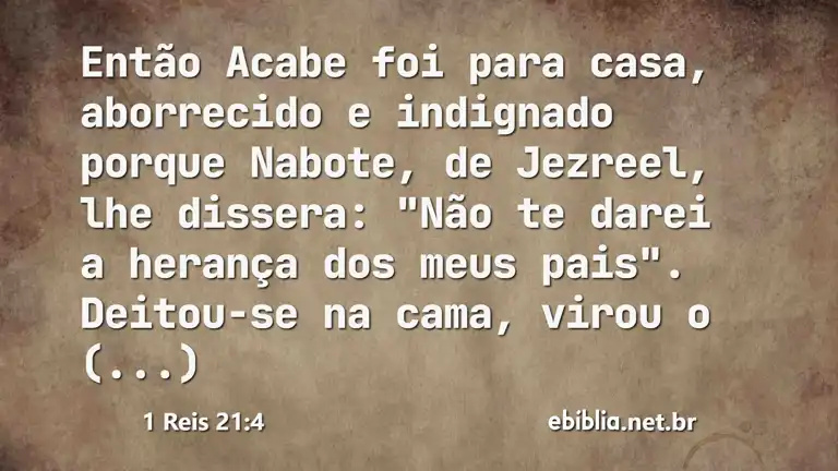 1 Reis 21:4