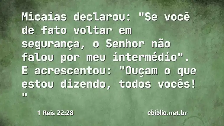 1 Reis 22:28