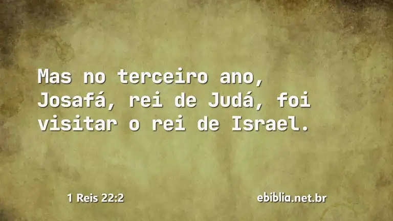 1 Reis 22:2