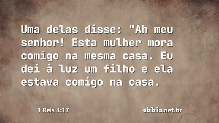 1 Reis 3:17