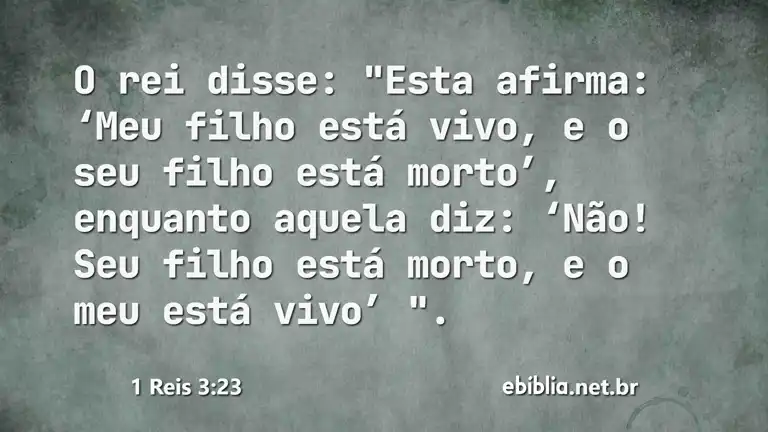 1 Reis 3:23