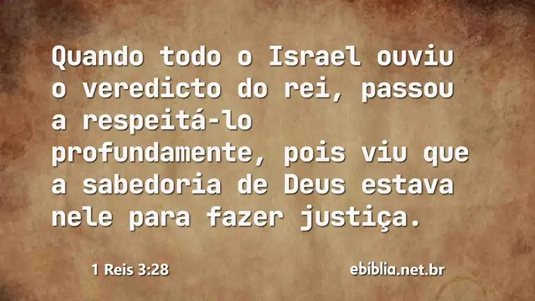 1 Reis 3:28