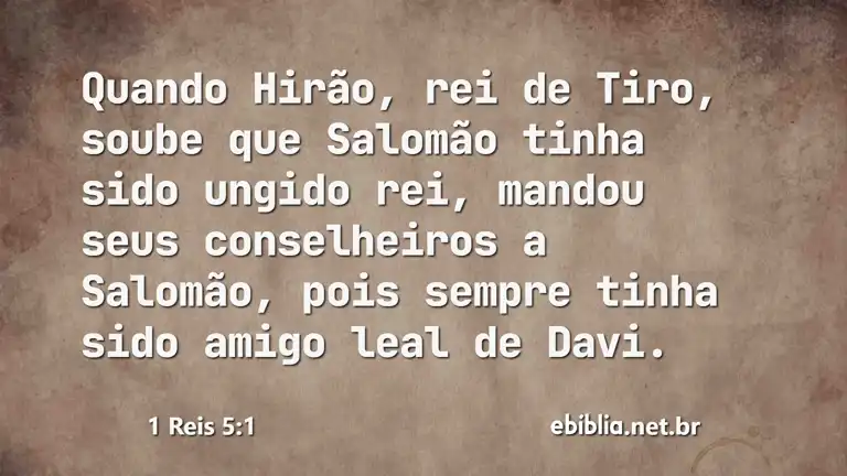 1 Reis 5:1