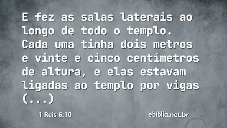 1 Reis 6:10