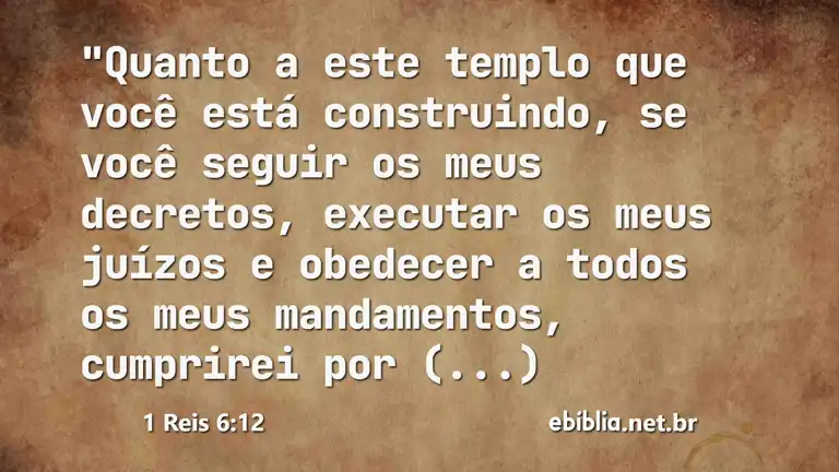 1 Reis 6:12