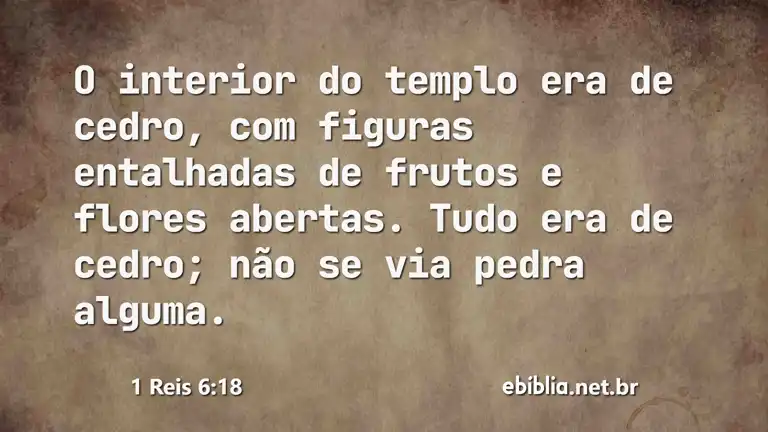 1 Reis 6:18