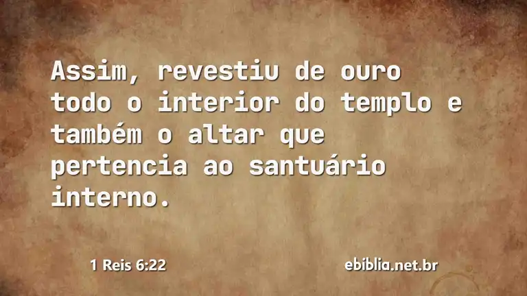 1 Reis 6:22