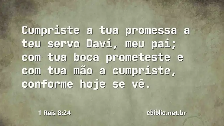 1 Reis 8:24