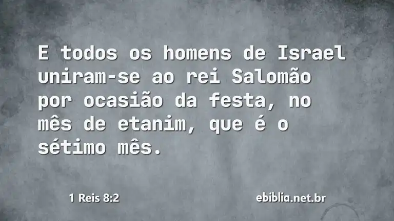 1 Reis 8:2