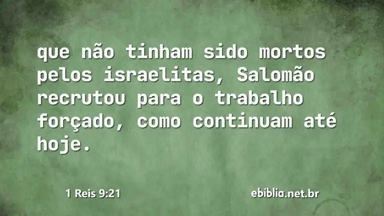 1 Reis 9:21