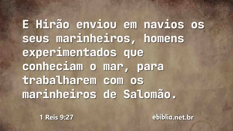 1 Reis 9:27