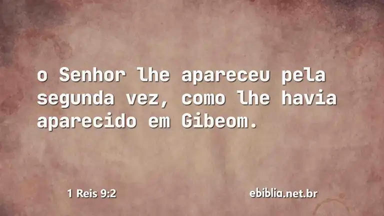 1 Reis 9:2