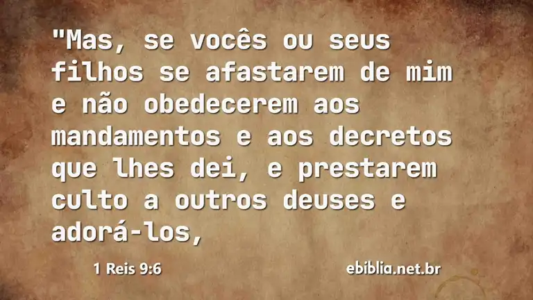 1 Reis 9:6