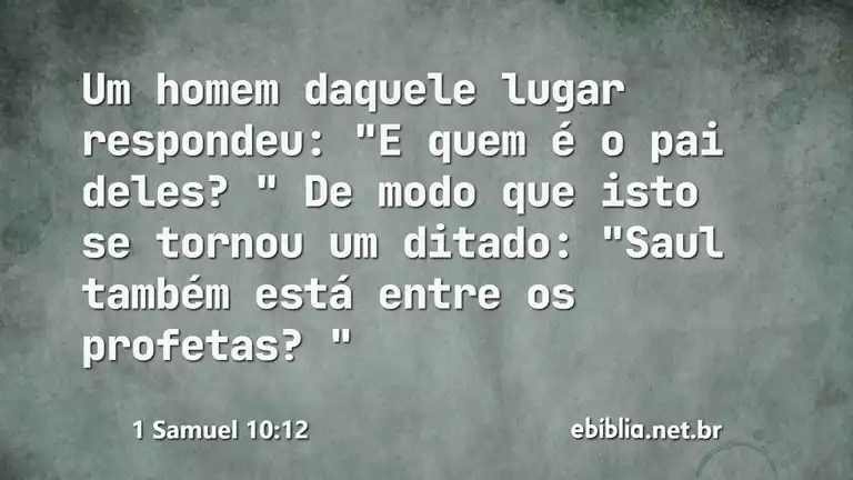 1 Samuel 10:12