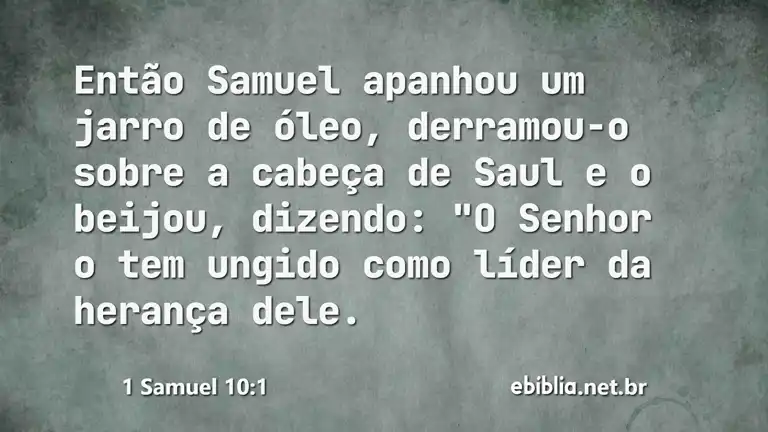 1 Samuel 10:1