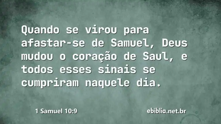 1 Samuel 10:9