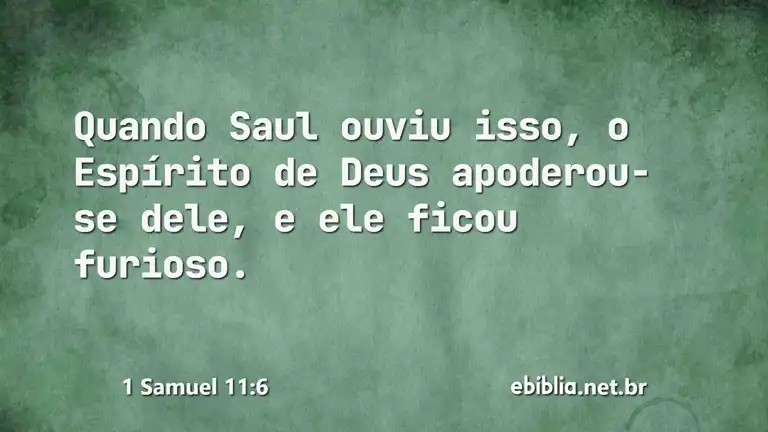 1 Samuel 11:6