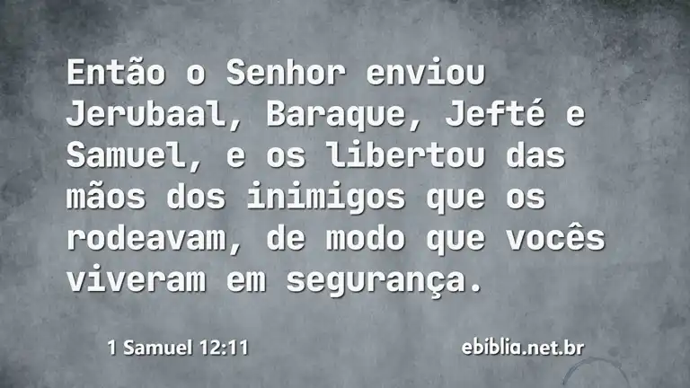 1 Samuel 12:11