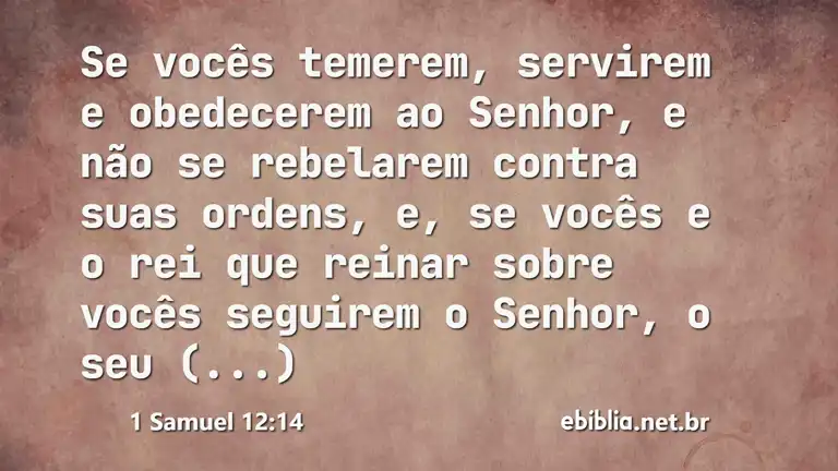 1 Samuel 12:14