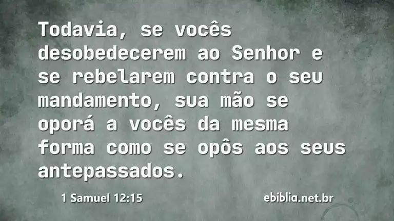 1 Samuel 12:15