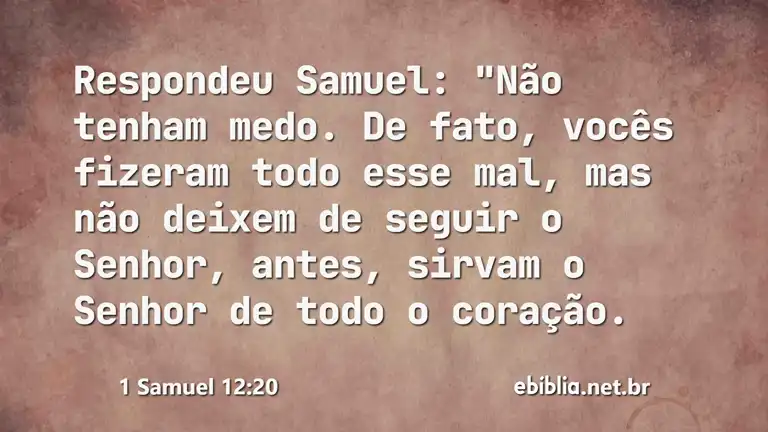 1 Samuel 12:20