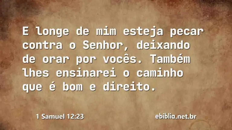 1 Samuel 12:23