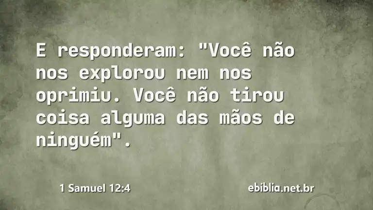 1 Samuel 12:4