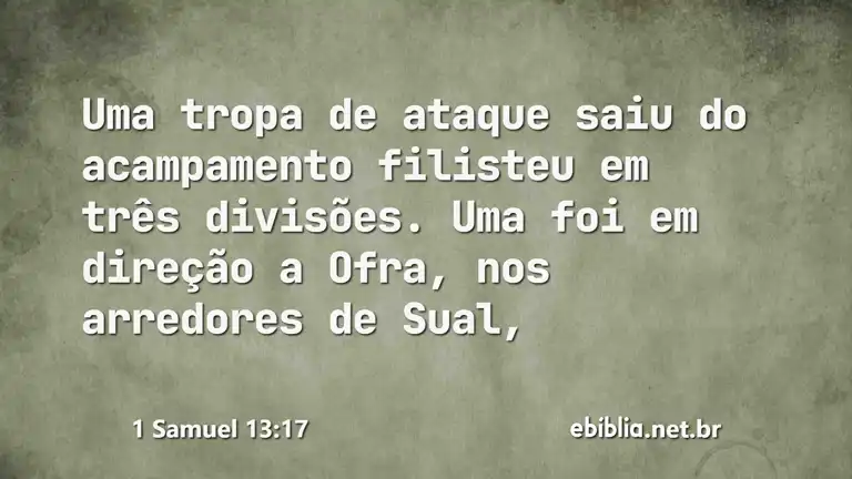 1 Samuel 13:17