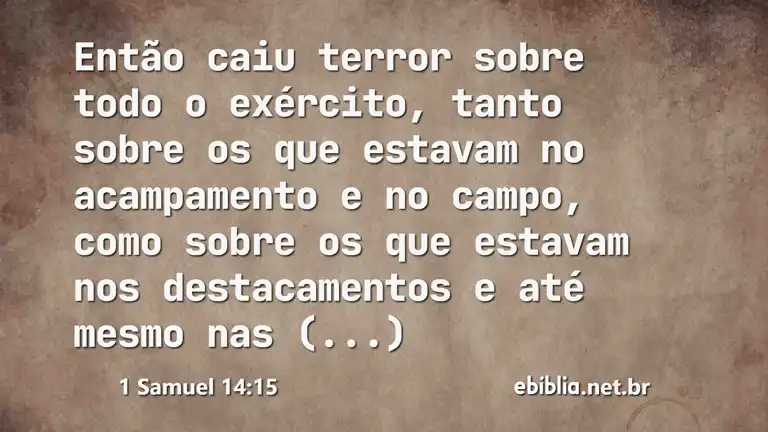 1 Samuel 14:15