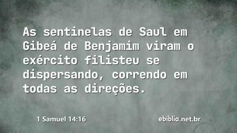 1 Samuel 14:16