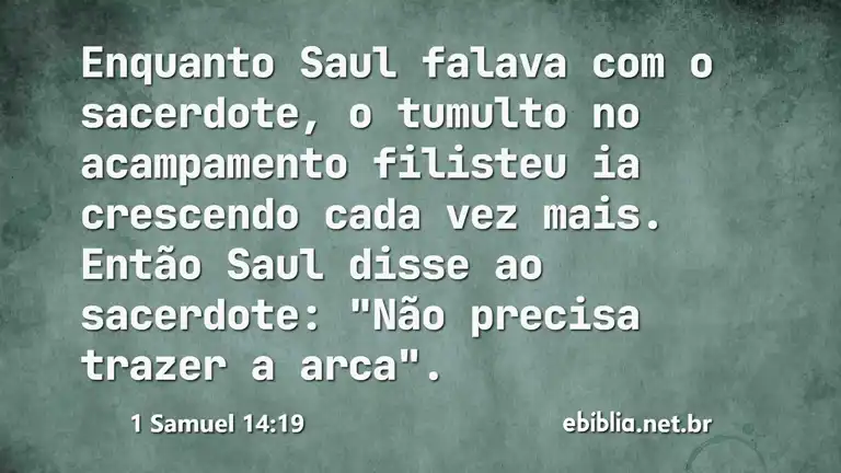 1 Samuel 14:19