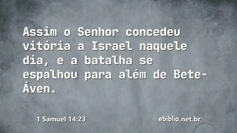 1 Samuel 14:23