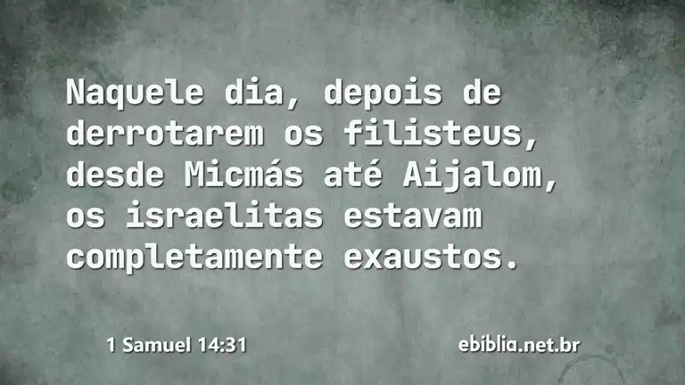 1 Samuel 14:31