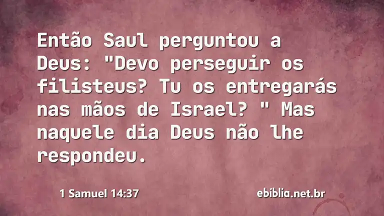 1 Samuel 14:37